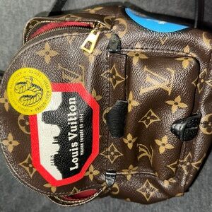 Louis vuitton mini palm springs lmtd edition book bag